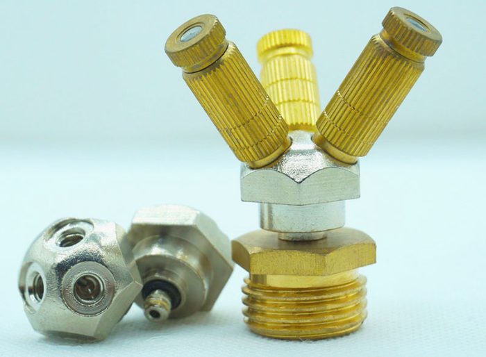 fog nozzle with filter